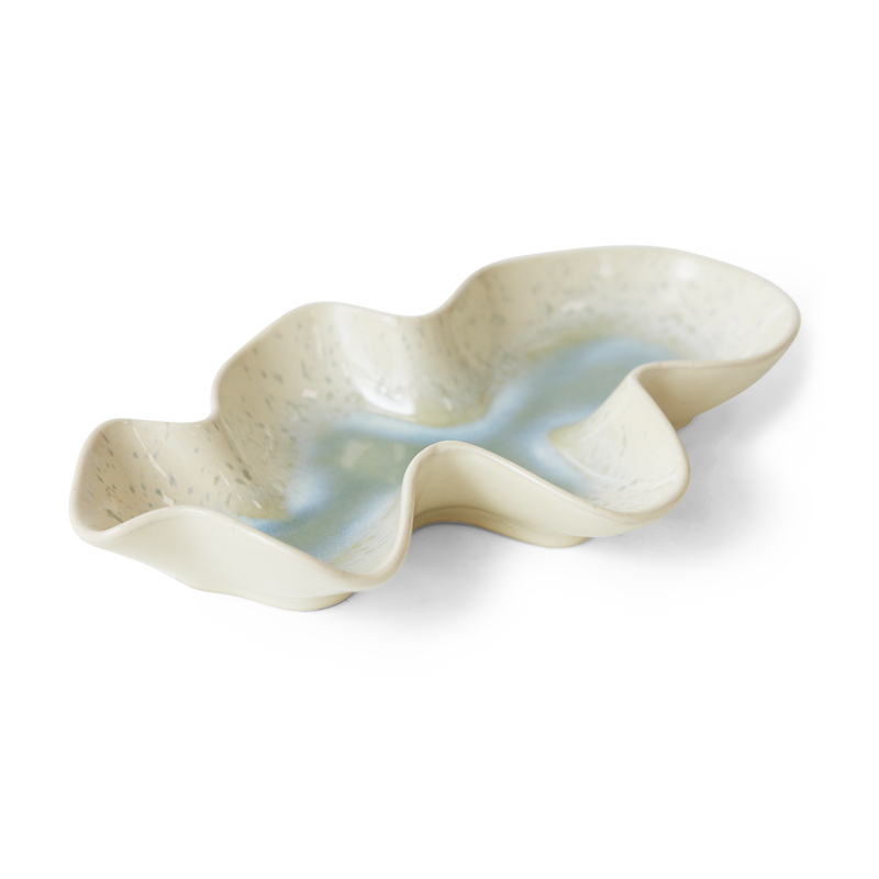 HKliving Ceramic Shell Serving Bowl
