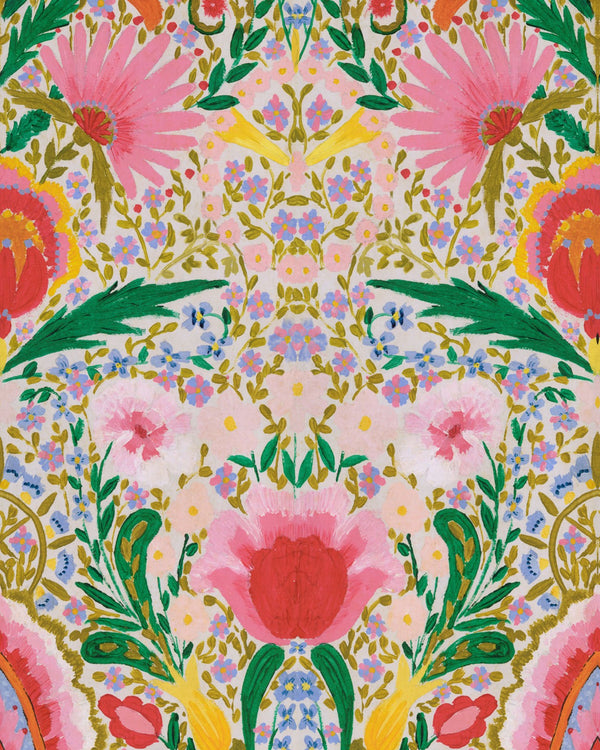 Susie Q Floral Wallpaper