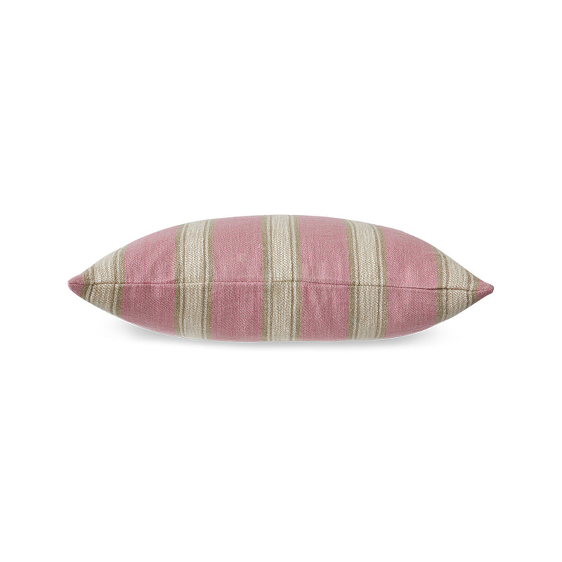 HKLiving Woven Striped Blush Cushion