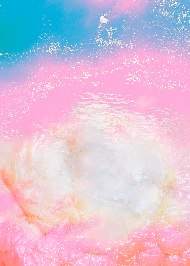 Luna (Bubble Gum) Art Print
