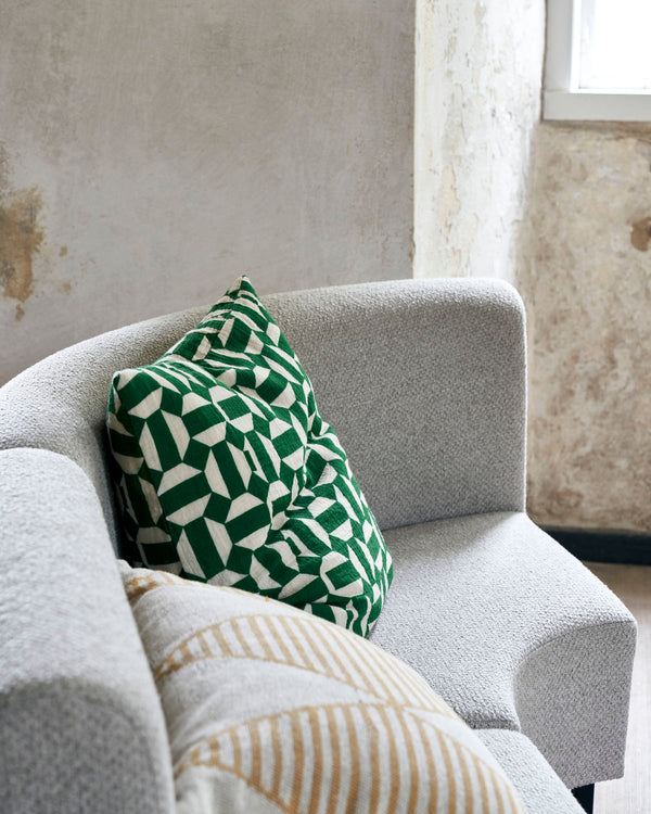 Etha Pattern Green Cushion