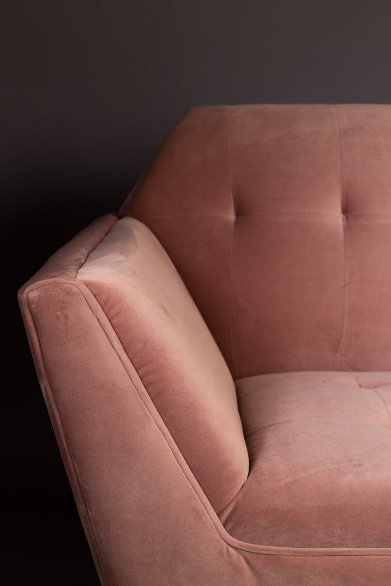 Kate Lounge Chair in Velvet