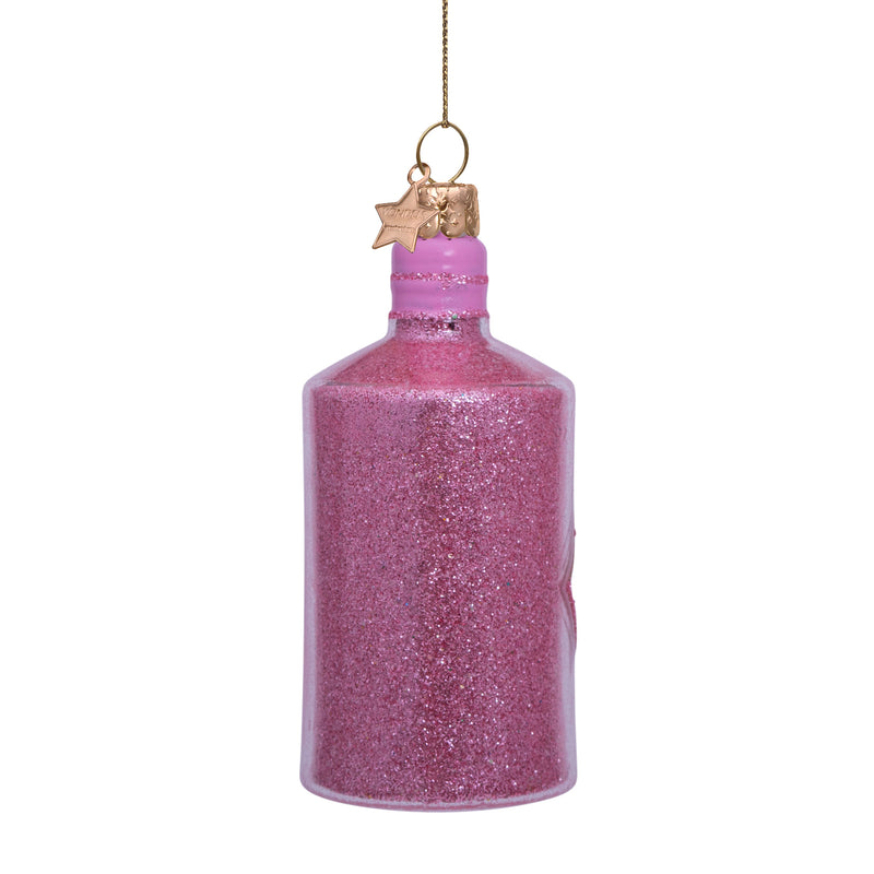 Pink Gin Christmas Decoration