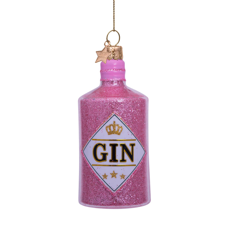 Pink Gin Christmas Decoration