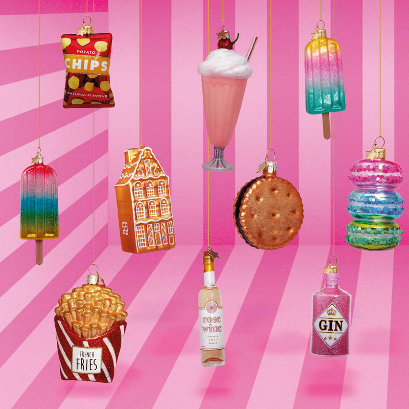 Pink Gin Christmas Decoration