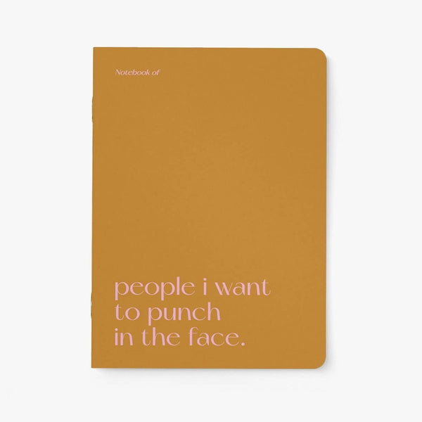 Punch In The Face Notebook