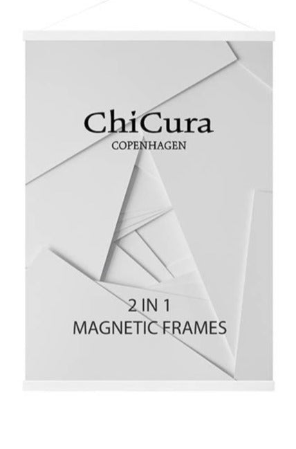2 in 1 Magnetic Frame - White