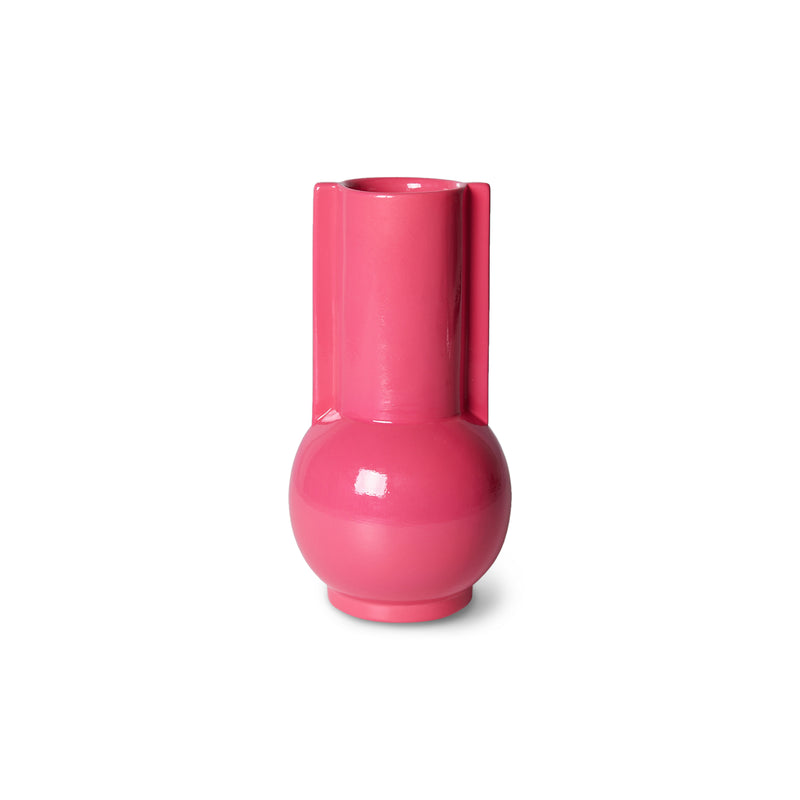 Cermaic Hot Pink Vase cool homewares gifts buy Dublin April and the Bear