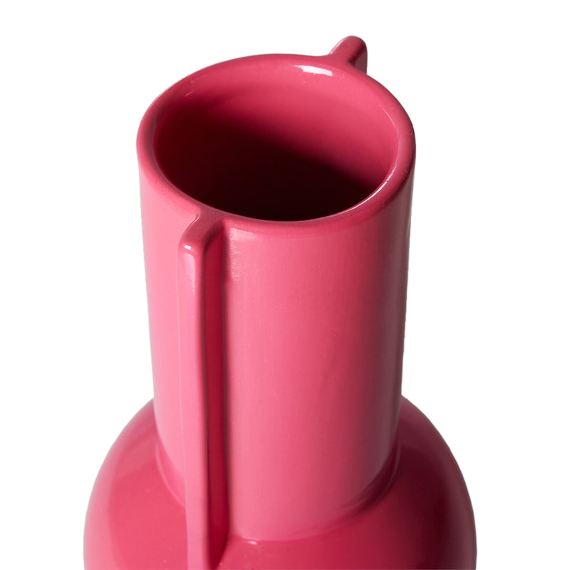 HKliving Ceramic Hot Pink Vase