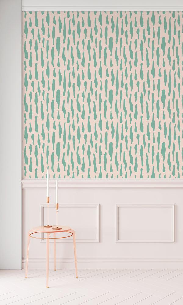 Squiggle Wallpaper - APRIL AND THE BEAR x FOLK + NEST WALLPAPER COLLABORATION