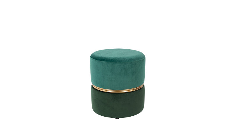 Bubbly Velvet Stool/ Pouf