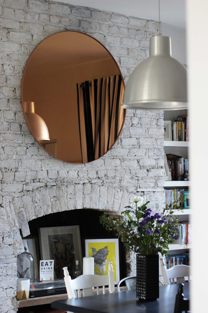 Large Circum Rose Round Mirror — 110cm Diameter