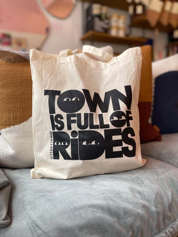 Town Is Full Of Rides Tote Bag