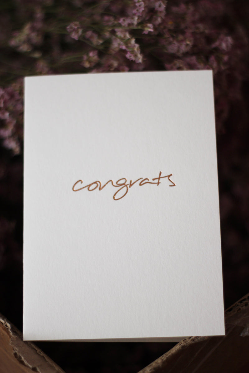 Congrats Card