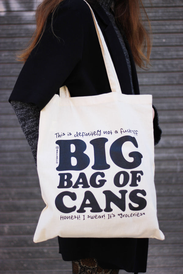 Big Bag of Cans Tote Bag April and the Bear Dublin 