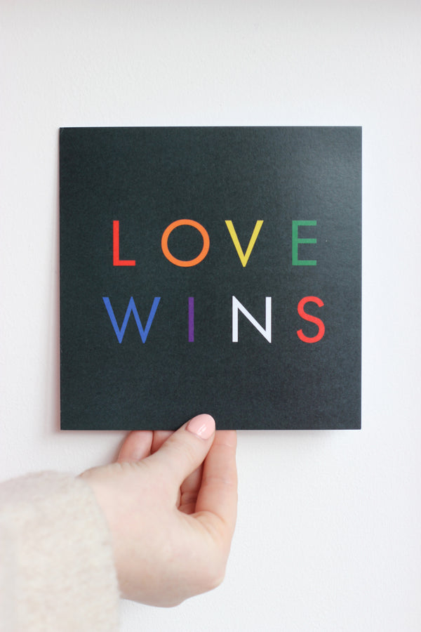 LOVE WINS Card