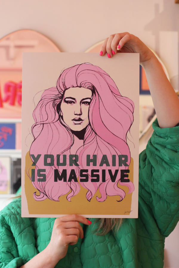 Hair is Massive 2023 Edition Art Print