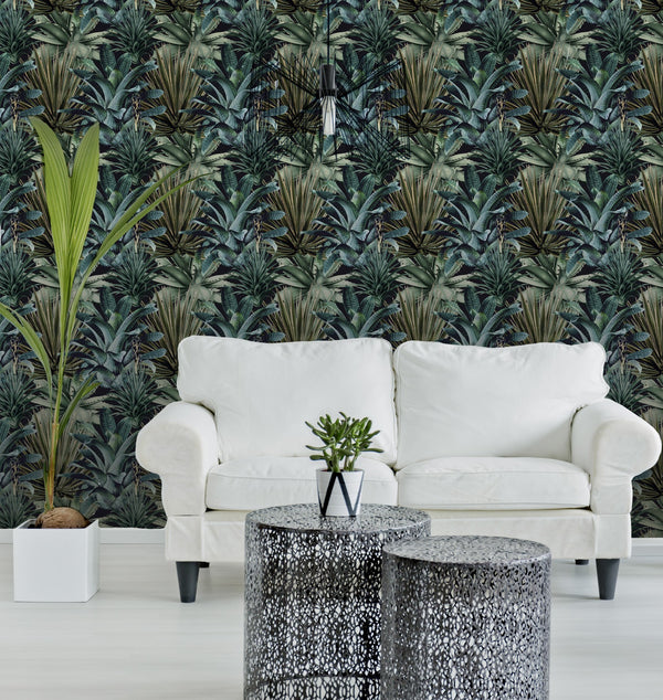 Lush Succulents Wallpaper