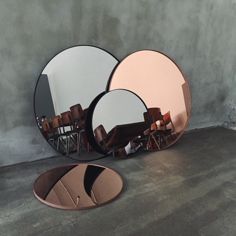 Large Circum Rose Round Mirror — 110cm Diameter