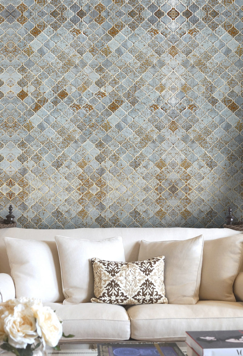 Morocco Tiles Wallpaper