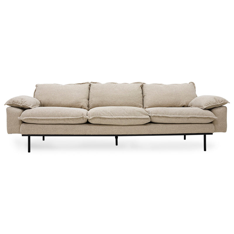 HKliving Wafer Cream Retro Sofa