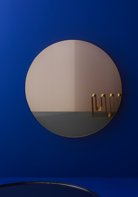 Circum Rose Round Mirror — 70cm Diameter