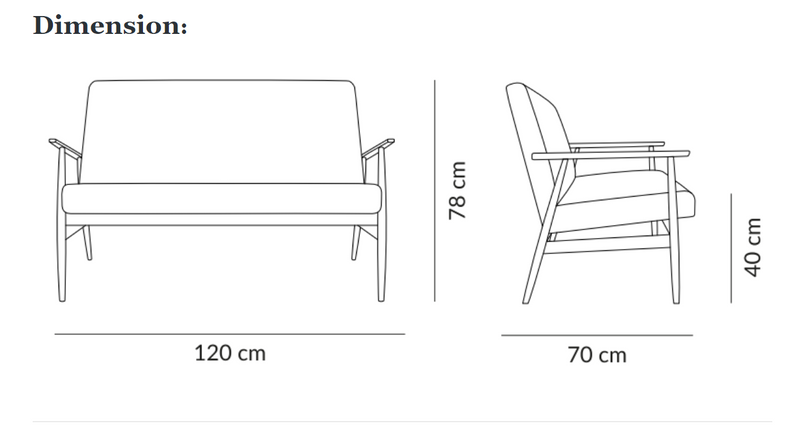 Fox Sofa - Mid Century Design