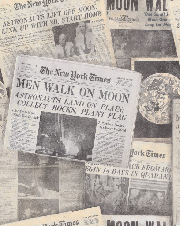 Moonwalker Newspaper Wallpaper