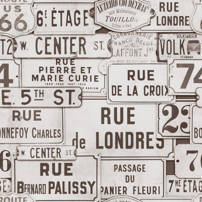 Vintage Signs Wallpaper