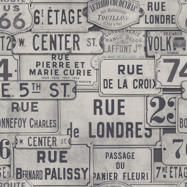 Vintage Signs Wallpaper