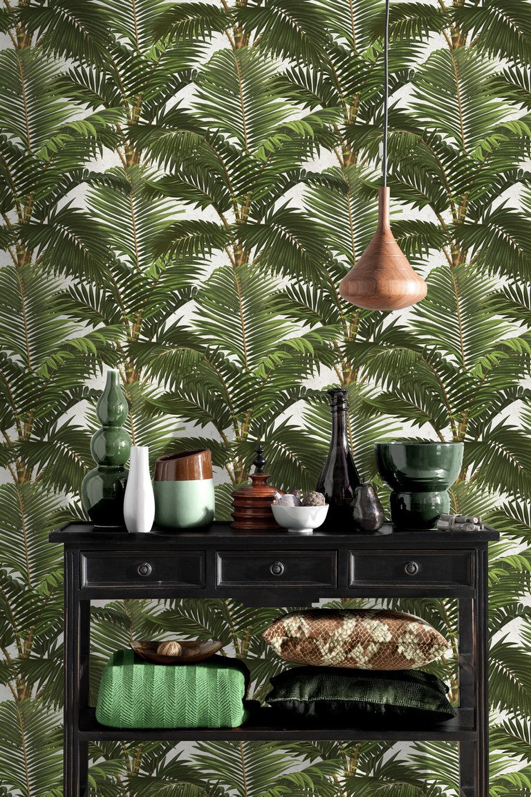Jardin Tropical Leaf Wallpaper