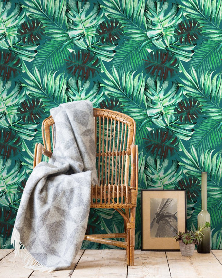 Rainforest Leaves Wallpaper