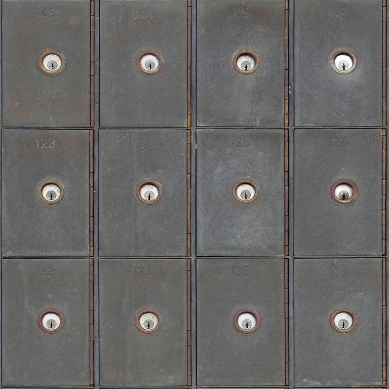 Industrial Metal Cabinets Wallpaper