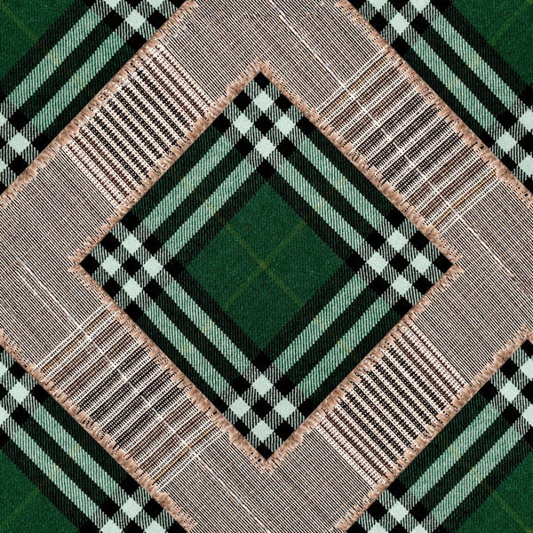 Checkered Patchwork Wallpaper