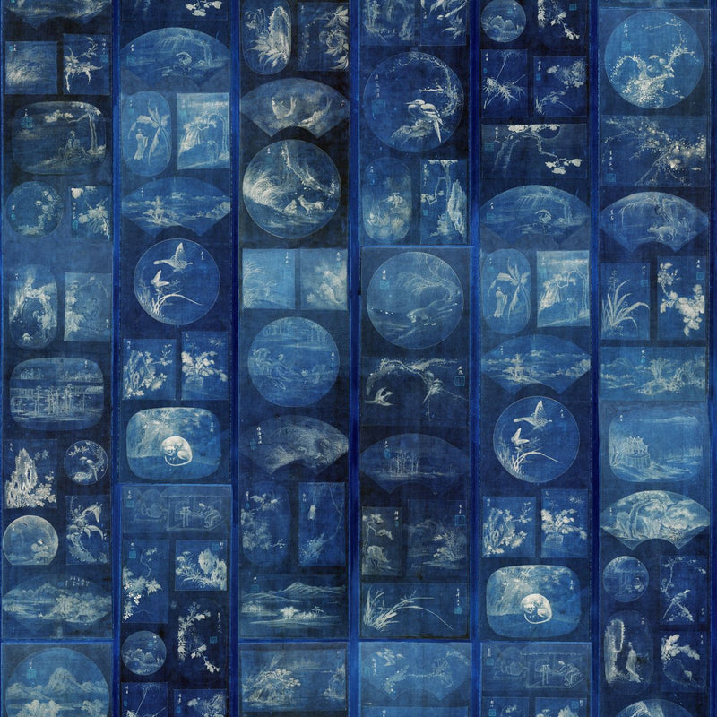 Aizome Collage Wallpaper