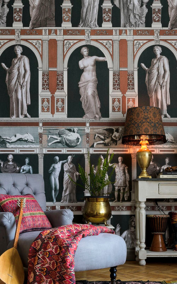 Statues of Antique Wallpaper