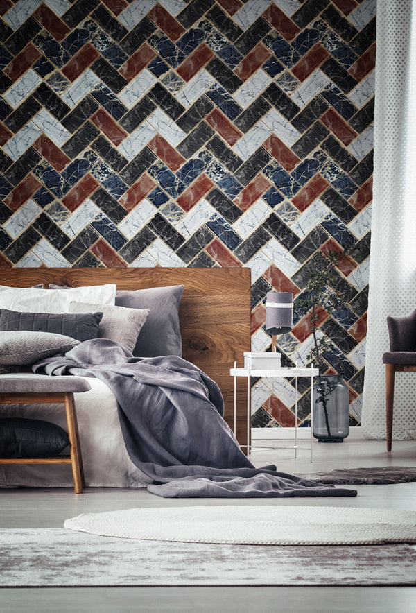 Herringbone Wallpaper